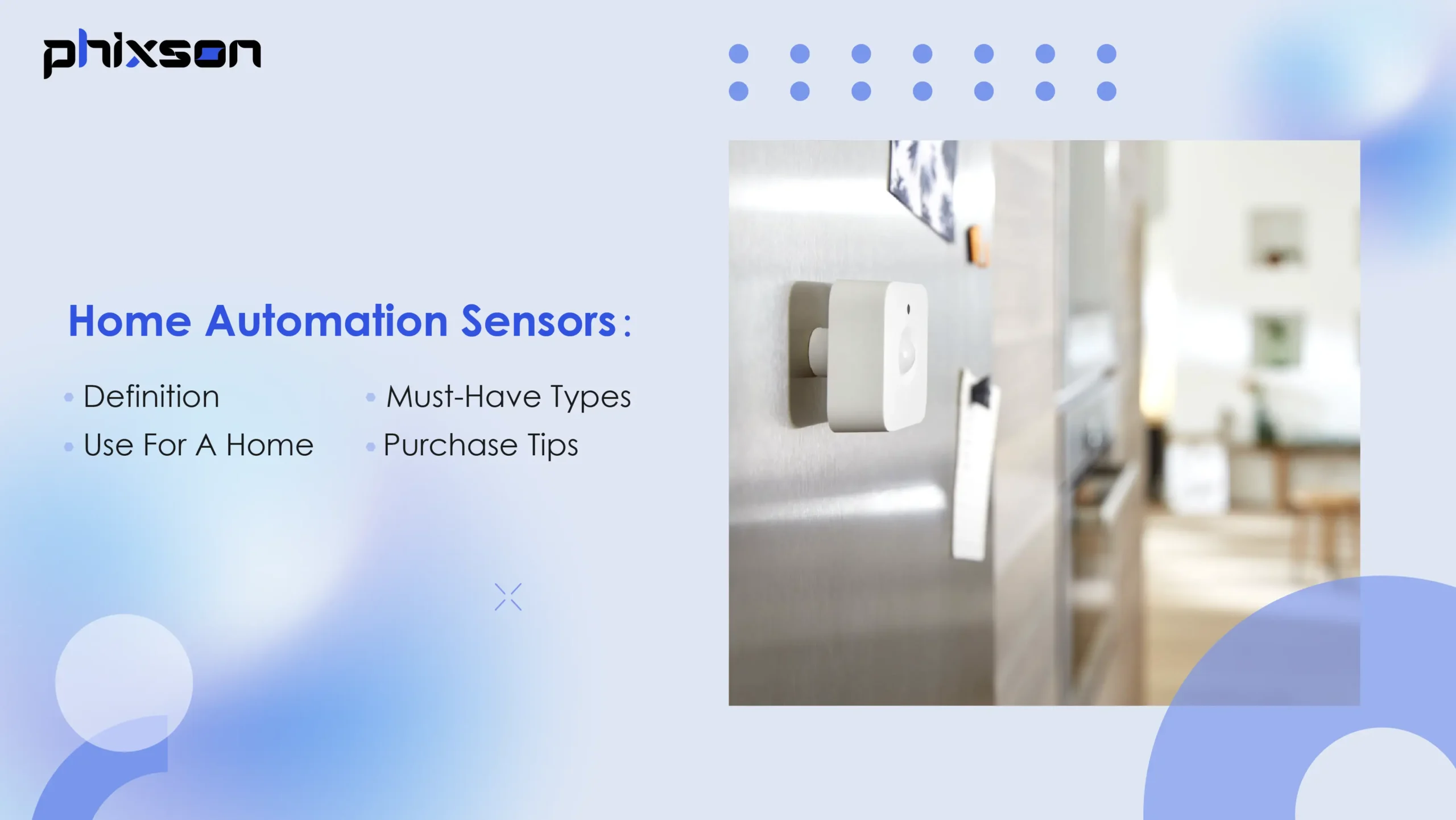 Sensoren für die Hausautomation：Definition_Must-have Typen_use für ein Home_Purchase-Tipps