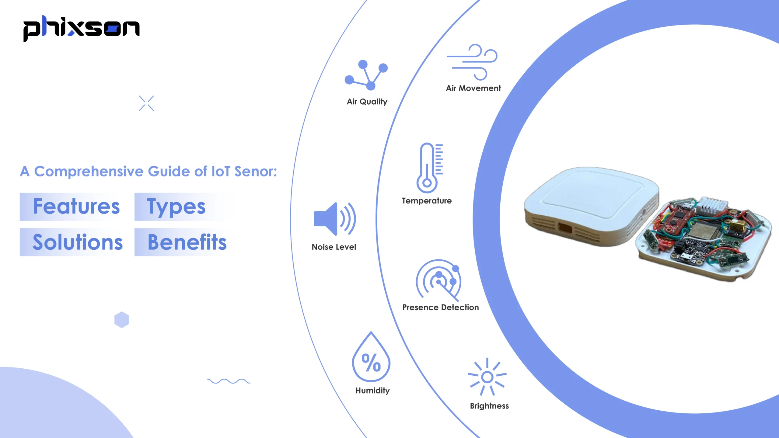 A Comprehensive Guide of IoT Sensor: Features|Types|Solutions