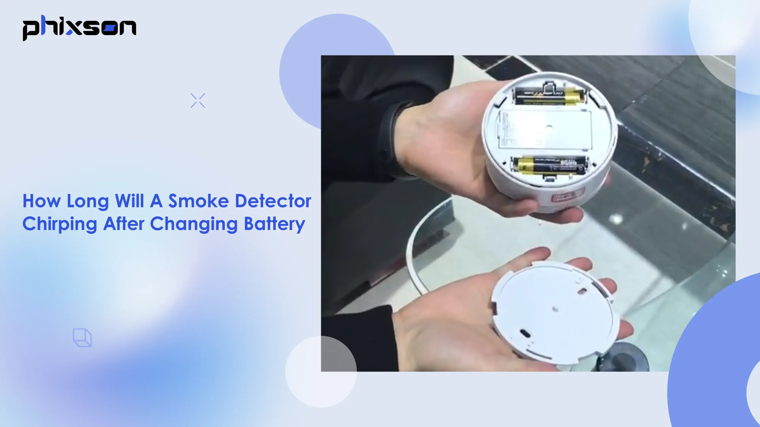 ¿Cuánto tiempo durará un detector de humo sonando después de cambiar la batería?