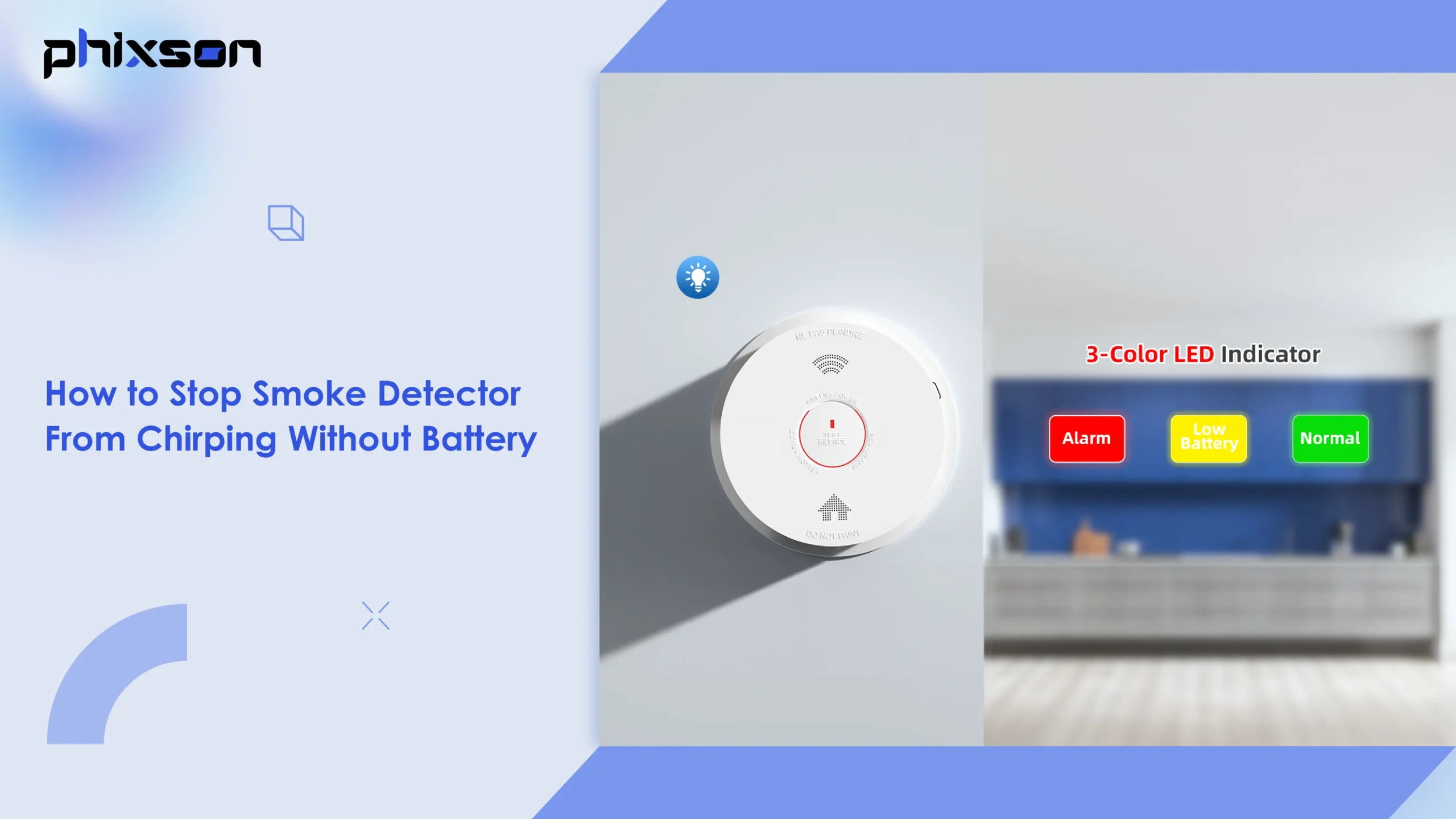 How to Stop Smoke Detector From Chirping Without Battery