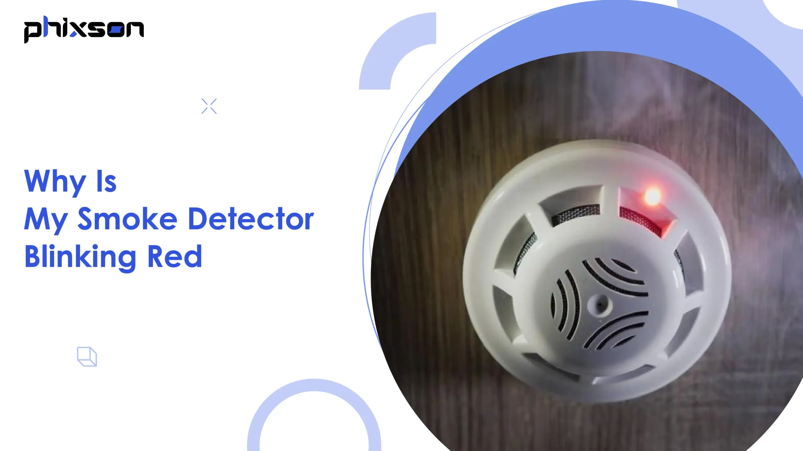 Warum blinkt mein Rauchmelder rot?