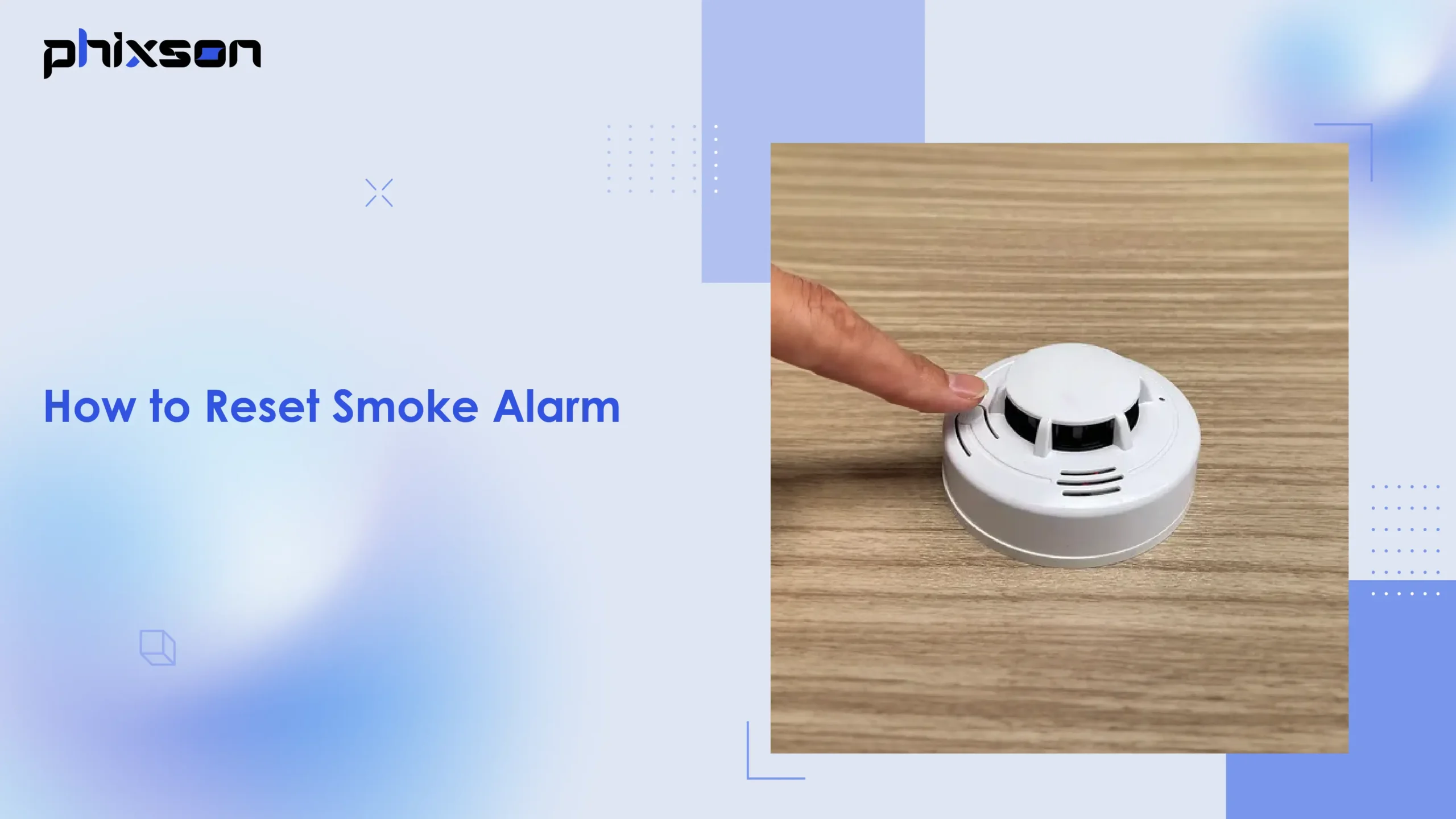 Cómo restablecer la alarma de humo